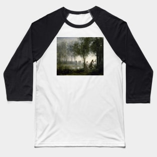 Orpheus Leading Eurydice from the Underworld by Jean-Baptiste-Camille Corot Baseball T-Shirt